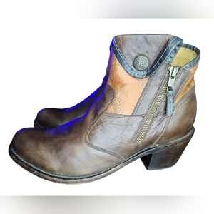 J.B. Dillon Leather Ankle Boots, Womens 9